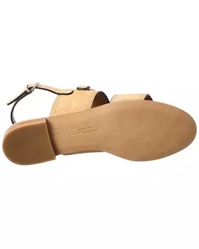 Замшевые сандалии Salvatore Ferragamo Chaim, коричневый