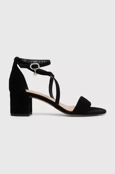 Замшевые сандалии Wojas, черный