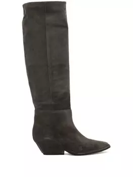 Замшевые сапоги Del Carlo Crio 50 мм, серый