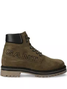 Замшевые сапоги Gant, зеленый