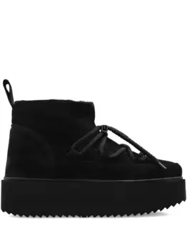 Замшевые сапоги Inuikii, черный