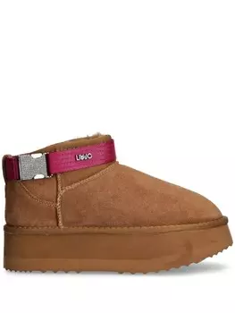 Замшевые сапоги LIU JO, коричневый