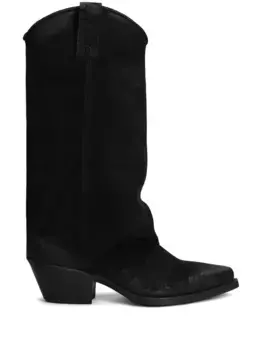 Замшевые сапоги Metisse, черный