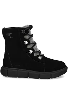 Замшевые сапоги SOREL, черный