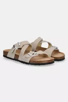 Замшевые шлепанцы Answear.Lab, бежевый