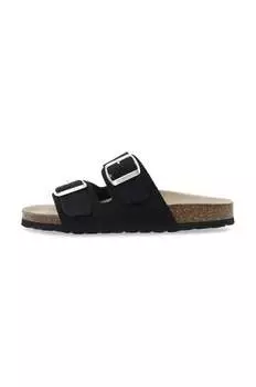 Замшевые шлепанцы Bianco, черный