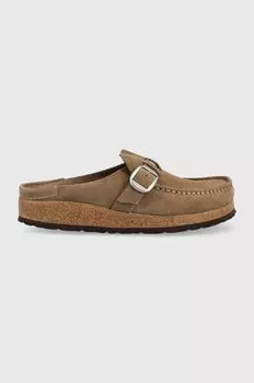 Замшевые шлепанцы Buckley Birkenstock, бежевый