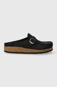 Замшевые шлепанцы Buckley Birkenstock, черный