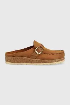 Замшевые шлепанцы Buckley Birkenstock, коричневый