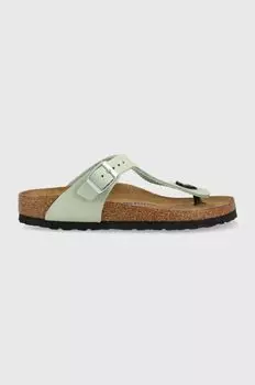 Замшевые шлепанцы Gizeh SFB Birkenstock, зеленый
