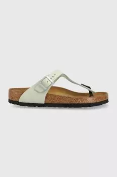 Замшевые шлепанцы Gizeh SFB Birkenstock, зеленый