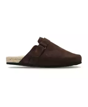 Замшевые шлепанцы Maneb, коричневый