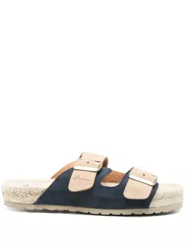 Замшевые шлепанцы Manebi, нейтральный