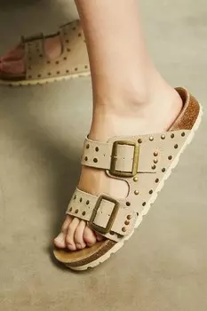 Замшевые шлепанцы Medicine, бежевый