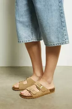 Замшевые шлепанцы Medicine, бежевый