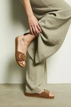 Замшевые шлепанцы Medicine, коричневый