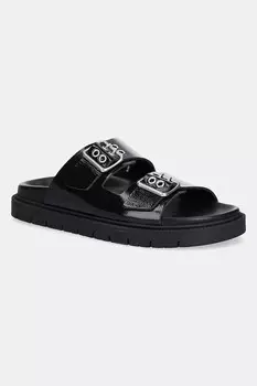 Замшевые шлепанцы Suede Suede Copenhagen, черный