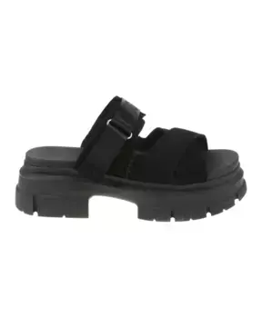 Замшевые шлепанцы Ugg, черный