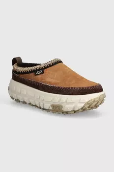 Замшевые шлепанцы UGG Venture Daze, коричневый