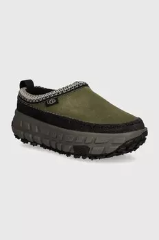 Замшевые шлепанцы UGG Venture Daze, зеленый