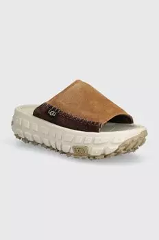 Замшевые шлепанцы Venture Daze Slide Ugg, коричневый