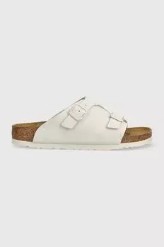 Замшевые шлепанцы Zurich Birkenstock, серый