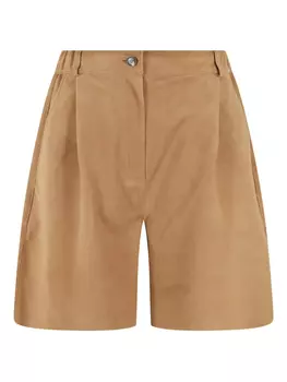 Замшевые шорты Tela, коричневый