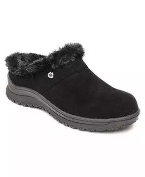 Замшевые слипоны Emerson Minnetonka, черный