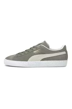 Замшевые спортивные туфли Classic XXI Puma, белый
