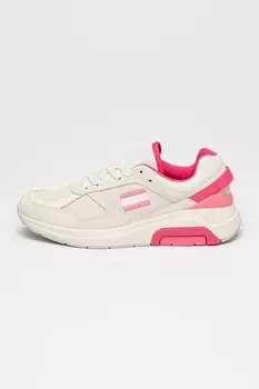 Замшевые спортивные туфли с контрастами Tommy Jeans, белый