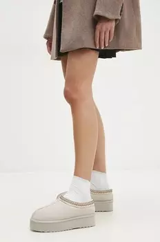 Замшевые тапочки Answear Lab, бежевый