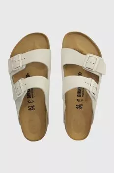 Замшевые тапочки Arizona Birkenstock, бежевый