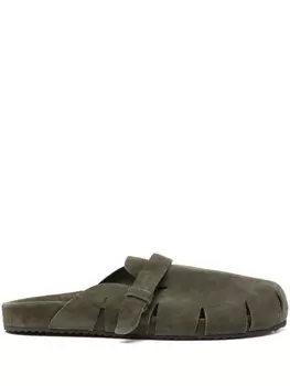 Замшевые тапочки Atlas Древнегреческие сандалии, зеленые