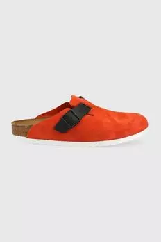 Замшевые тапочки Boston Birkenstock, оранжевый