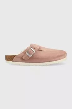 Замшевые тапочки Boston Birkenstock, розовый