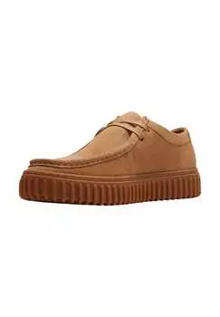 Замшевые тапочки Clarks, желтый
