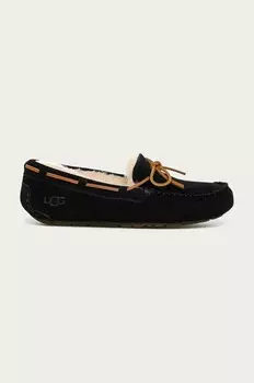 Замшевые тапочки Dakota Ugg, черный