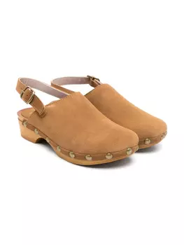 Замшевые тапочки Eli1957, коричневый