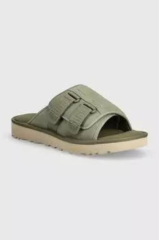 Замшевые тапочки Goldencoast Strap Slide Ugg, зеленый