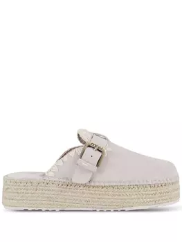 Замшевые тапочки Mou, серый