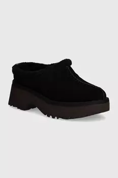 Замшевые тапочки New Heights Cosy Clog Ugg, черный
