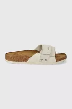 Замшевые тапочки Oita Birkenstock, серый