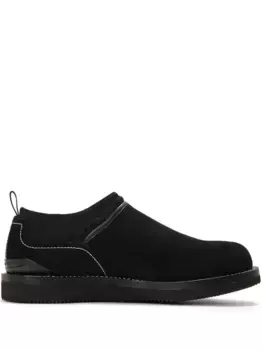 Замшевые тапочки Suicoke, черный