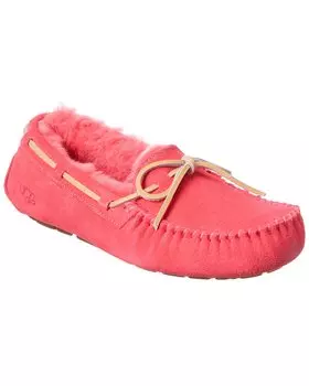 Замшевые тапочки UGG Dakota, красный
