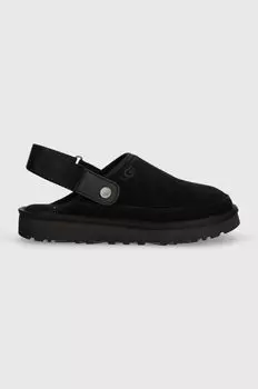Замшевые тапочки UGG Goldencoast Clog Ugg, черный