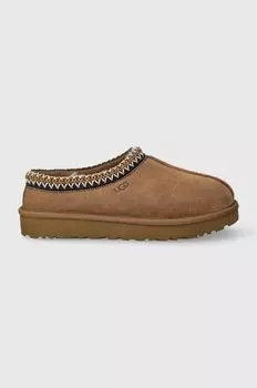 Замшевые тапочки Ugg, коричневый
