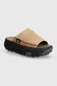 Замшевые тапочки Venture Daze Slide Ugg, бежевый