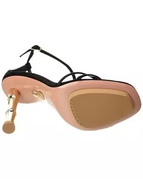 Замшевые туфли Aquazzura Wild Nights 115, черный