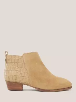 Замшевые туфли-ботинки White Stuff, бежевый