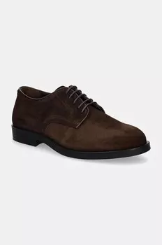 Замшевые туфли Calvin Klein DERBY SUE, коричневый